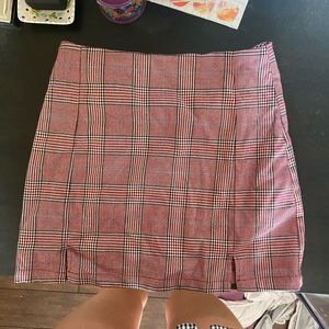 Plaid skirt